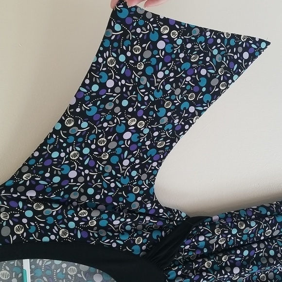 Bisou Bisou Michele Bohbot Kimono Sleeve Dress EUC - Picture 3 of 8